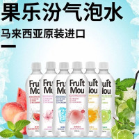 果乐汾水蜜桃味苏打气泡水500ml