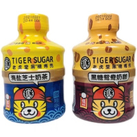 麦吉老虎堂黑黑糖鸳鸯奶咖450ml