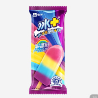 冰+彩冰纷火龙果百香果柠檬葡萄口味棒冰60g×40支