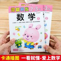 儿童早教启蒙幼儿园小班中班大班学前班教材数学迷宫智力思维训练 [数学2册] 2-3岁[幼儿园小班]