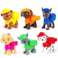 小猪蛋糕装饰摆件生日派对装扮用品烘焙甜品台装饰品插牌插件 6款狗狗5套