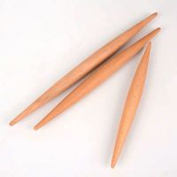 擀面杖两头尖喜家德枣木细面棒细长小干仗小号包饺子皮家用实木 红心枣木长34cm直径1.6原木色