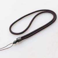 吊坠挂绳翡翠紫檀平安扣佛牌项链绳子手把件男女玉坠石头挂坠 檀木吊坠挂绳周长约63厘米(028)