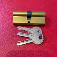 塑钢门锁芯 铝合金门锁芯 铝锁芯大70正中锁芯 通用型室内门锁芯 双开