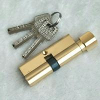 金色铝合金小锁芯室内木门锁芯房门五金门锁配件锁具 小70金色