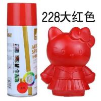 耐高温自喷漆摩托车排气管发动机汽车卡钳刹车盘改色翻新黑色改色 普通大红色