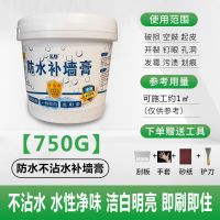 防水防潮防霉补墙膏墙面修补翻新白色家用腻子墙体乳胶漆修复神器 【普通版】防水补墙膏/送工具 750克防水补墙膏（免刷漆）