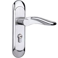 304不锈钢房门锁 实木门通用型执手锁具卧室门门把手家用室内门锁 不锈钢配小50静音锁体铁钥匙锁芯 J款不锈钢