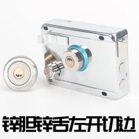外装门锁室内房门锁老式防盗锁大门木门铁门锁冷轧钢防撬锁具锁芯 包铜芯（普通） 纯铜单锁芯