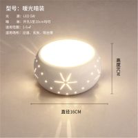 led过道灯走廊灯现代简约阳台孔灯天猫精灵智能语音三色变光筒灯 暗装(开孔5-10cm) LED5瓦暖光