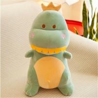 可爱恐龙公仔毛绒玩具儿童小恐龙玩偶抱枕大号布娃娃生日礼物女生 绿色 30厘米