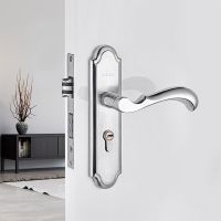 房门锁室内门锁卧室门锁家用房间门锁通用型门锁可调节免改孔 A款[无锁体锁芯]