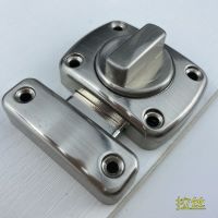 左右插销门扣门栓门锁扣 插栓宿舍锁 明装迷你插销 防盗木门插销 小号 1个 白钢色 配送一把螺丝刀