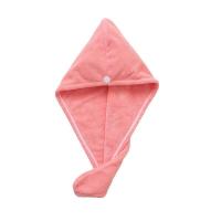 干发帽女吸水速干擦头发毛巾加厚包头浴巾长发可爱超强浴帽干发巾 粉色1条