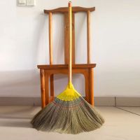 天然芒草扫把家用室内加厚笤帚植物草软毛细毛手工扫帚不沾头发 1把(木杆可拆分)