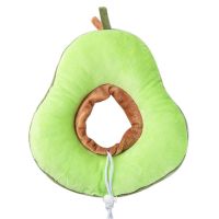 伊丽莎白圈软布宠物猫咪伊利沙白防舔头套耻辱项圈猫脖圈绝育用品 牛油果 S