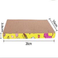 猫抓板大号猫沙发床贵妃椅 猫窝磨爪器耐磨猫咪玩具用品 小号[26x15x3.8]收藏加购