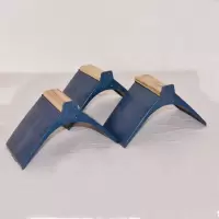 鸽子用品用具实木息架鸽子站架实木栖架鸽子站台公棚架赛鸽用品 蓝色优质塑料栖架10个
