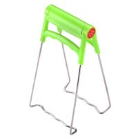 304不锈钢提盘夹防烫夹防热家用取盘子防滑厨房蒸夹碗器夹子菜盘 胶柄提盘夹