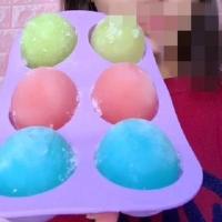 创意米奇米老鼠卡通硅胶模具DIY蛋糕手工皂烘焙模具冻冰块模具 6连小半圆