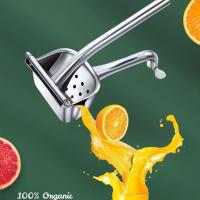 加厚304不锈钢手动榨汁机多功能榨柠檬汁挤压石榴压汁器压汁神器 304不锈钢手动榨汁机