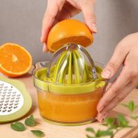多功能手动压柠檬器家用水果榨汁机橙子挤压器简易柠檬榨汁橙汁 如图