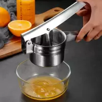 挤菜神器不锈钢饺子馅脱水机菜馅挤水器手动蔬菜挤馅器厨房小工具 不锈钢升级底漏款9CM