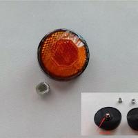 爱玛台铃雅迪电动车组装配件国标车反光片3C反射器泥板直销反光灯 六角菱形一个送螺帽