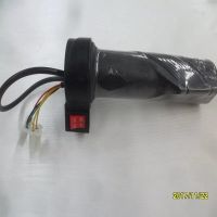 电动三轮车转把调速器倒车三档通用巡航高中低改装变档转把 黑色普通把右活把一只
