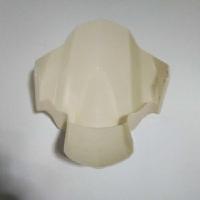 爱玛电动车前挡泥板踏板立马前瓦塑件泥瓦两轮后部水盖通用外壳 白胚[无色]