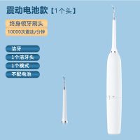 超声波洁牙器成人冲牙器水牙线去牙结石去除器电动牙刷洗牙神器 震动电池款【1个头】