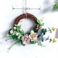 墙壁花装饰挂件 客厅挂墙花环房间室内墙饰客厅壁饰 墙面组合挂饰 壁饰B