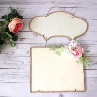 幼儿园木质区角规则牌儿童区域活动指示牌标识牌创意区角吊饰装饰 麻绳边空白