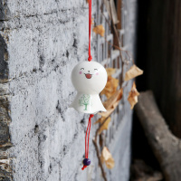 多款 情侣风铃可爱晴天娃娃陶瓷风铃日式生日礼物小饰品车挂件 单个价格(随机发)