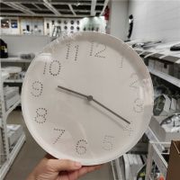 宜家代购斯托马挂钟时钟装饰钟表静音钟石英简约北欧风现代 宜家挂钟