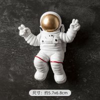 NASA阿波罗宇航员立体可爱冰箱贴磁贴装饰航天太空创意磁铁吸铁石 比V金色宇航员