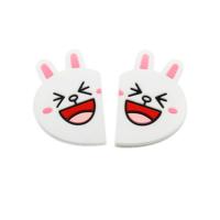 冰箱防撞条卡通门后墙面防撞贴墙壁门把手家具玻璃门门缓冲垫胶粒 特价:可妮兔[2片装](左右各一片)