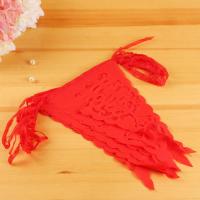 结婚装饰千禧良缘旗三角串旗户外旗婚庆彩旗节庆布置灯笼拉花吊旗 [结婚喜庆] 大号镂空喜字90米