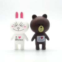 汪汪队奥特曼蛋糕装饰小猪小天使皮卡丘蛋糕装饰佩奇蜘蛛侠恐龙 塑料站姿熊兔10对