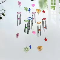 毕业纪念品亚克力风铃学生生日送女朋友礼物镇宅之宝阳台挂件门饰 简约风铃随机一个