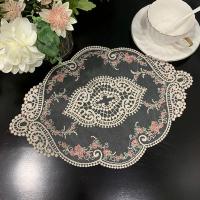 法式蕾丝复古餐垫桌布茶几台灯桌垫少女ins拍照道具茶具盖巾盘垫 F92 20*28cm（小号）