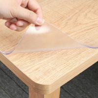 无味pvc桌布透明防水防烫餐桌垫茶几电视柜桌垫软玻璃塑料水晶板 磨砂1.0mm 60*40cm[环保无味 默认圆角]