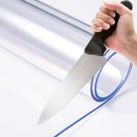 软玻璃透明pvc桌布防水防烫防油茶几餐桌垫电视柜长方形塑料桌布 1.0mm超透升级款（无异味） 60*40cm