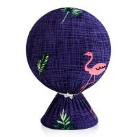 风扇罩防尘罩通用电扇罩全包落地式电风扇罩家用收纳防灰风扇套子 台式风扇罩-火烈鸟