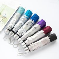 鸿欣雨精品,折叠晴雨两用伞,防紫外遮阳伞…… 1把装(颜色随机)