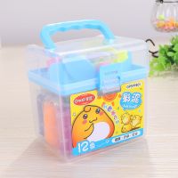 掌握橡皮泥彩泥套装儿童无毒超轻粘土24色粘土泥水工黏土DIY36色 12色 蓝盒装