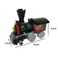 兼容乐高积木火车拼装玩具铁路轨道列车我的世界托马斯小火车积木 小火车头