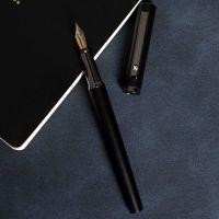 钢笔帅气男学生练字墨囊可替换正姿书法高颜值少女专用礼物送礼盒 0.4mm明尖 星辰银灰