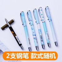 小学生墨水墨囊两用金属钢笔学生练字正字书法小清新卡通钢笔套装 男生款(2支散装) [单独钢笔]