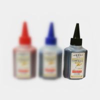 记号笔油墨黑色墨水大头笔油性不可擦马克勾线笔补充液标记物流笔 黑色1瓶 100ml送笔1支